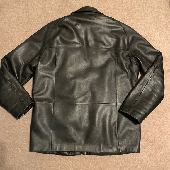Wilson’s oversized vintage leather jacket bomber - Picture 2 of 14